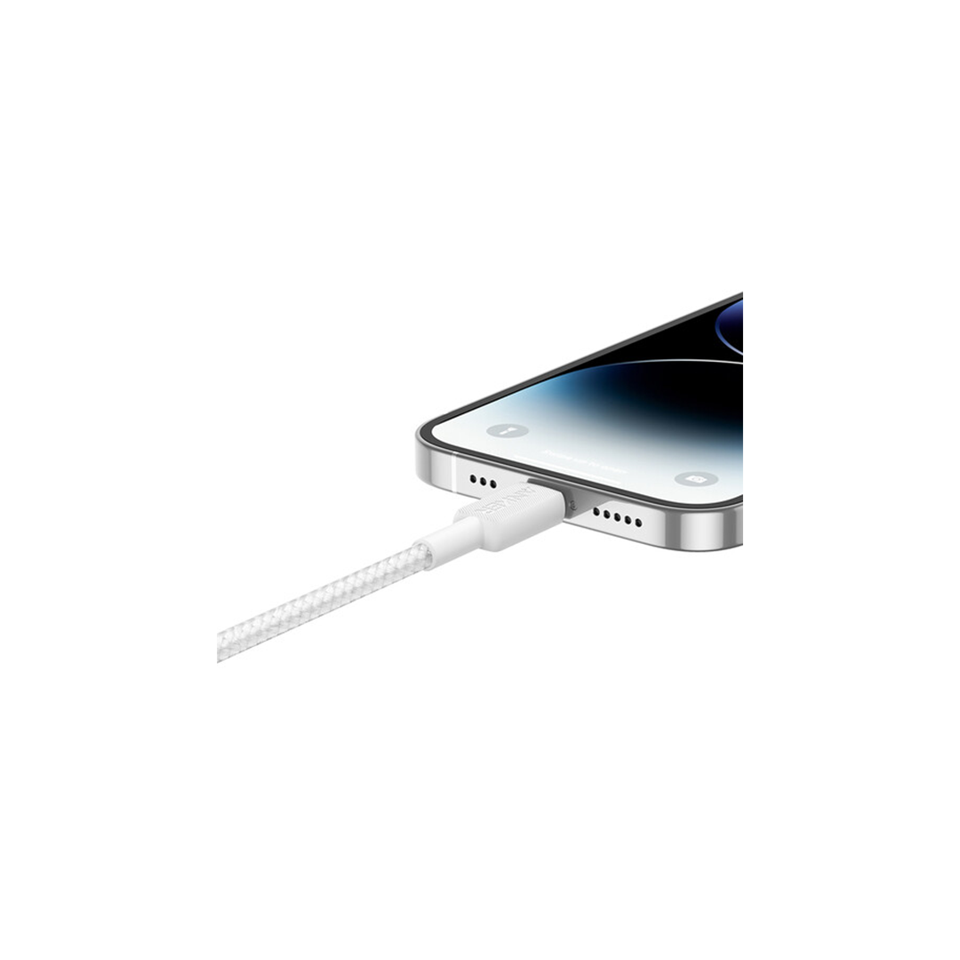 Anker 322 USB-C to Lightning Cable, Braided, 3FT - White Anker 322 USB-C to Lightning Cable, Braided, 3FT - White